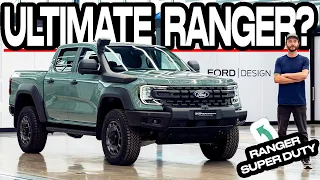Hard-core off-road, towing and lugging monster (Ford Ranger Super Duty 4x4 2025 Review walkaround)