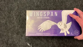 Wingspan - European Expansion - Unboxing - 4k