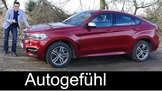 All-new 2016 BMW X6 M50d test driven FULL REVIEW 381 hp - Autogefühl
