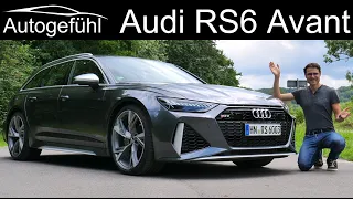 New Audi RS6 Avant FULL REVIEW performance estate 2020 with Autobahn driving - Autogefühl
