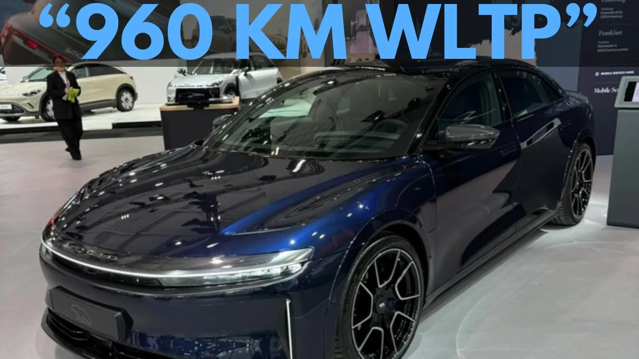 Lucid Air har en frunk på 283 liter | Brussels Motor Show