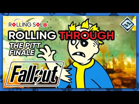 Fallout: The Board Game w/ Atomic Bonds & New California | Solo Playthrough | The Pitt | Finale
