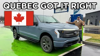 EV Charging In Quebec Feels Like Norway! Full DCFC Tour On Autoroute 20 w/ F-150 Lightning