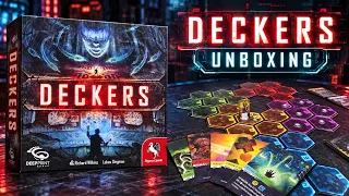 Deckers Unboxing & First Look | Cyberpunk Card / Board Game