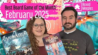 Best Board Game of the Month. February 2025. Cyclades Legendary Edition & Under Falling Skies Review