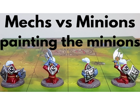 Mechs vs Minions painting the minions in easy to follow steps