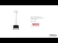 SECA 799 Electronic Column Scale with Clear LCD Display video