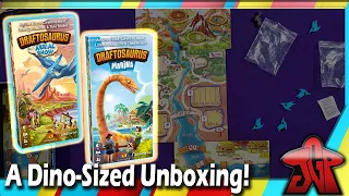 Draftosaurus Marina & Aerial Show expansions unboxing