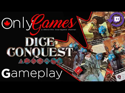 Dice Conquest Board Game Gameplay - Twitch Live Stream Replay