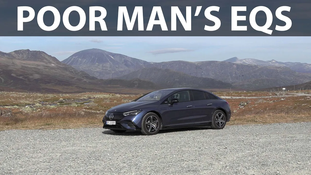 Mercedes EQE 350 4Matic Sunday driving