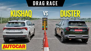 Drag Race: Skoda Kushaq vs Renault Duster - European rivals meet | Autocar India