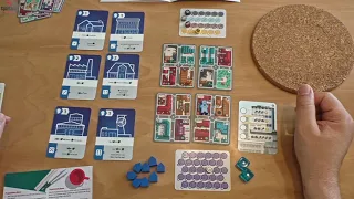 Let's Play: MicroCity #002 - Solo Base Game + Logistics Expansion
