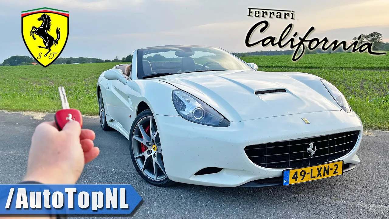 FERRARI California REVIEW on AUTOBAHN [NO SPEED LIMIT] by AutoTopNL