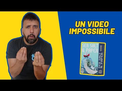 Un video impossibile... eppure... Unboxing di Sea Salt & Paper