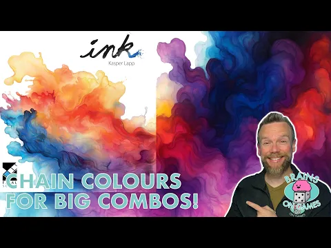 Ink Board Game Review | A Gorgeous Tile-Laying Puzzle of Color & Combos