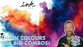 Ink Board Game Review | A Gorgeous Tile-Laying Puzzle of Color & Combos