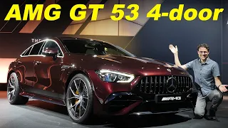 Mercedes-AMG GT 53 4-door Coupé Facelift REVIEW Exterior Interior 2022