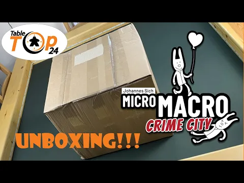 Micro Macro Crime City Unboxing - Tabletop24