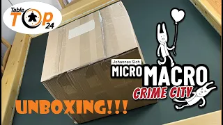 Micro Macro Crime City Unboxing - Tabletop24