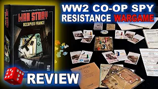 War Story: Occupied France REVIEW | WW2 CO-OP BOARD GAME | FRENCH RESISTANCE WARGAME
