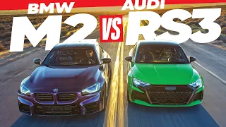 2025 BMW M2 vs. Audi RS 3 Comparison Test: Different Sausages, Similar Results