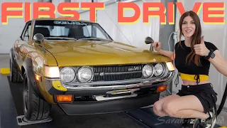 IT MOVES! // 2UZ V8 1974 Toyota Celica