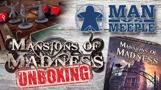 Mansions of Madness 2nd Edition Unboxing by Man Vs Meeple