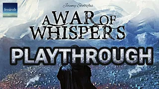 A War of Whispers Board Game | Playthrough