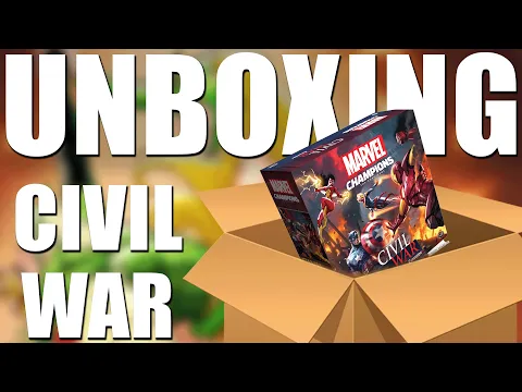 Marvel Champions Civil War Unboxing and First Impressions
