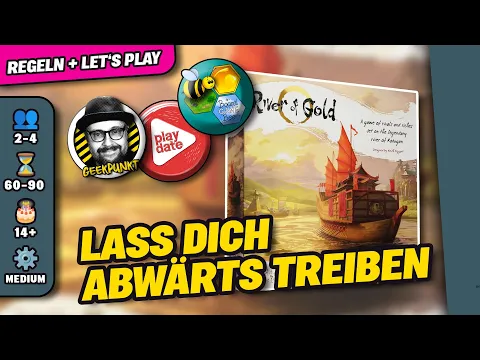 RIVER OF GOLD - Brettspiel - Regeln & Let's Play