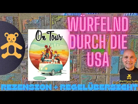 On Tour USA und Europe von Chad DeShon - Review und Regelübersicht - BrettSpielTeddy