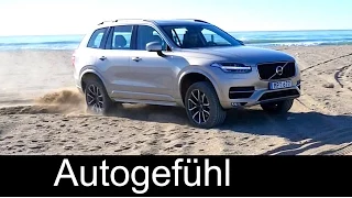 2015/2016 Volvo XC90 D5 Diesel Momentum offroad sand, safety & crash test - Autogefühl