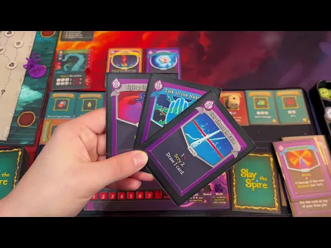 Slay the Spire: The Board Game - Ascension 4 Watcher Solo Playthrough (Act 3)