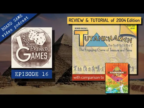 TUTANKHAMEN BOARD GAME REVIEW (2004 Ed Reiner Knizia) How To Play & Comparison To Tutankhamun (2021)