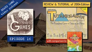 TUTANKHAMEN BOARD GAME REVIEW (2004 Ed Reiner Knizia) How To Play & Comparison To Tutankhamun (2021)