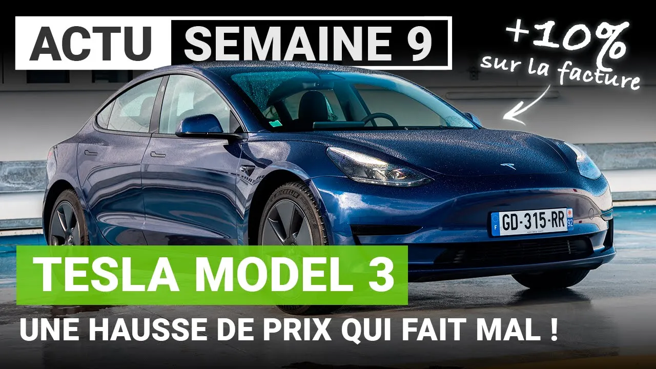 Fin du BONUS maximal pour la Tesla Model 3 !