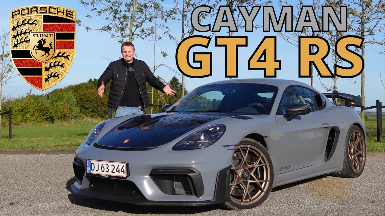 En af VERDENS BEDSTE biler! Porsche Cayman GT4 RS TEST