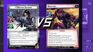 Marvel Champions: Project Wideawake (Mutant Genesis). Sentinel is a piece of cake for Winter Soldier