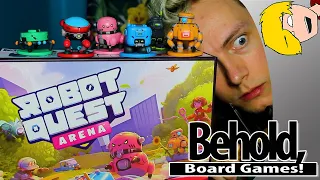 Robot Quest Arena - Combat has never been more adorable - Behold, Board Games!