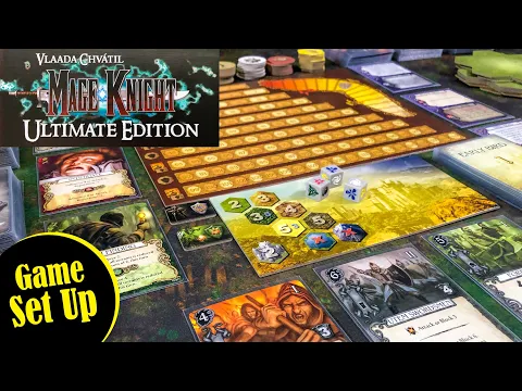 MAGE KNIGHT the Board Game - Set Up for First Reconnaissance