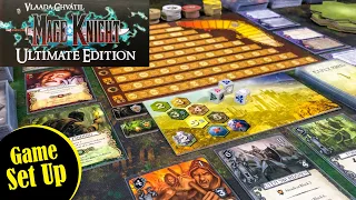MAGE KNIGHT the Board Game - Set Up for First Reconnaissance