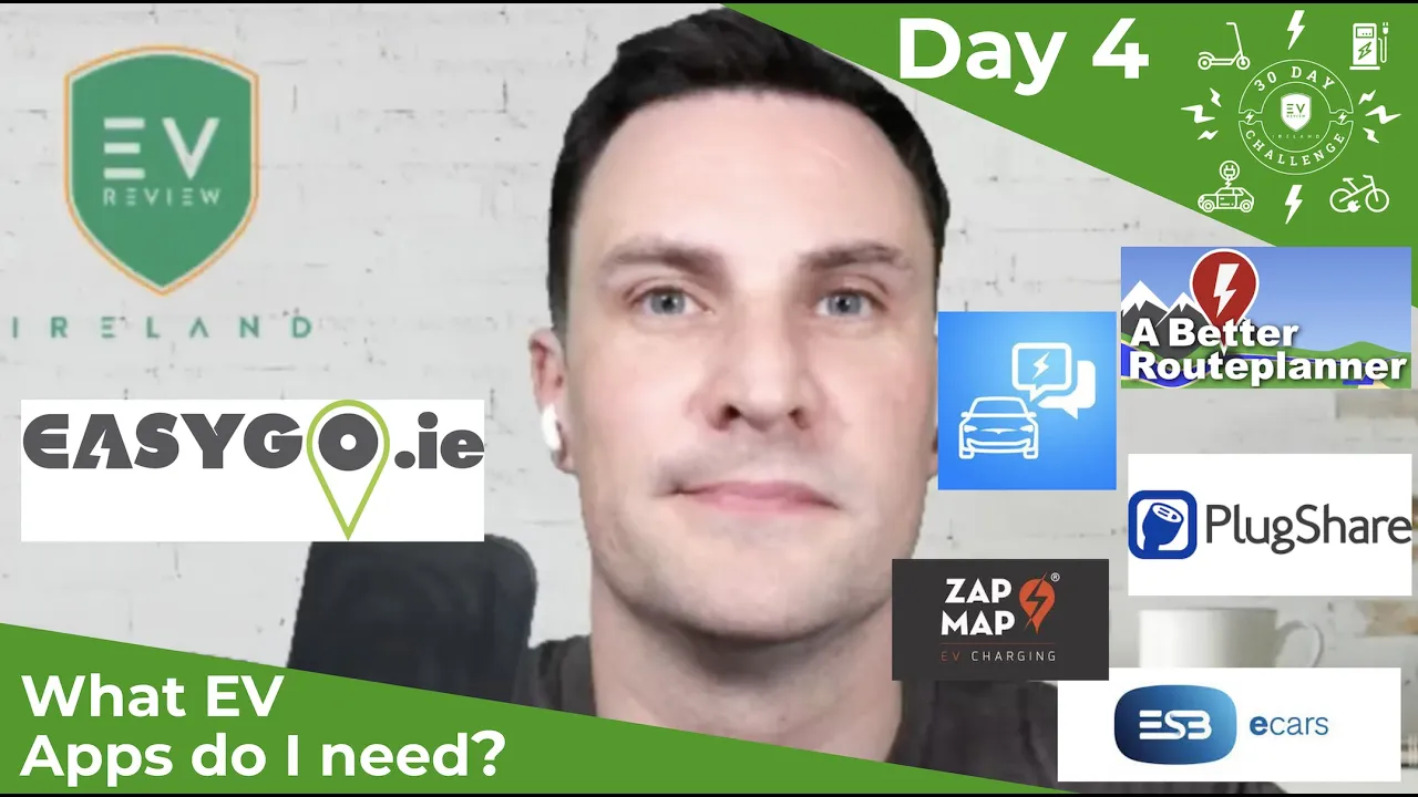 What Apps do I need as an EV Driver? - Day 4 - EV Review Ireland 30 Day Challenge