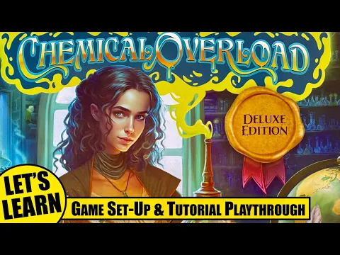 CHEMICAL OVERLOAD Solo Playthrough & Teach | Deck Building Game | Rebirth Games