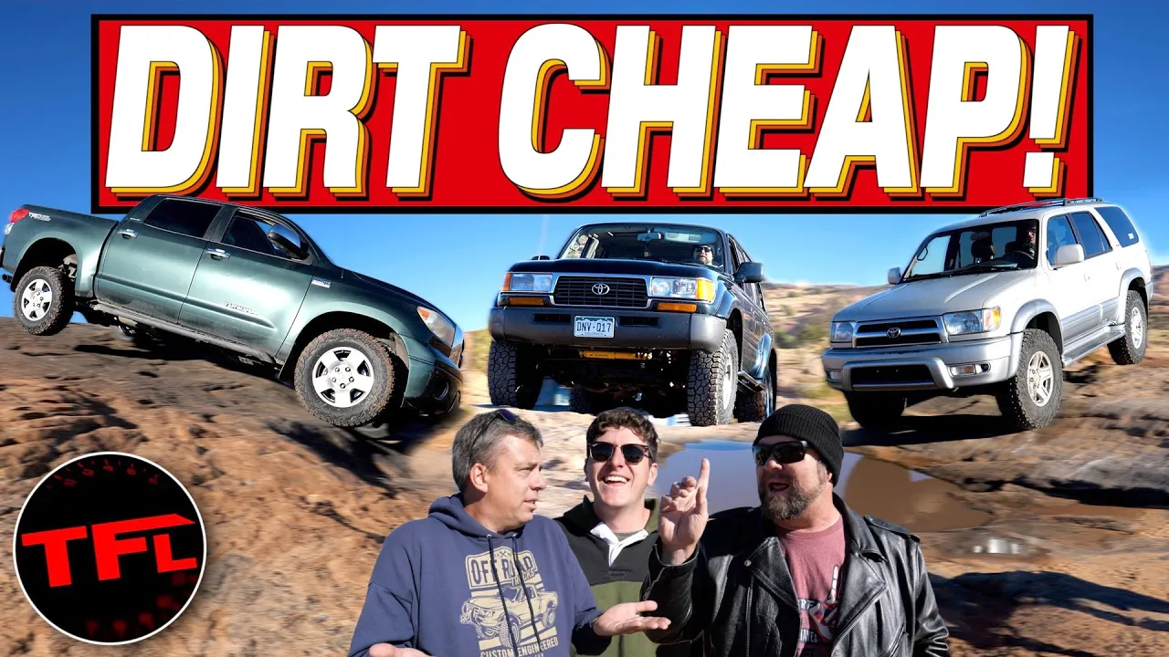 Are Old Toyotas The Most Reliable Trucks You Can Buy? We Torture Them Off-Road | Cheap Toyotas Ep.4