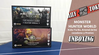 Monster Hunter World: Arsenal de cazadores, Kulu Yaku y Promos - Unboxing
