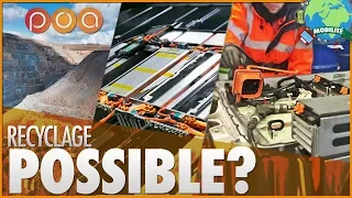VOITURE ELECTRIQUE・LES BATTERIES SONT-ELLES RECYCLABLES ?