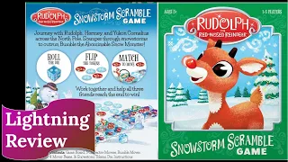 Rudolph the Red-Nose Reindeer: Snowstorm Scramble Game - Review