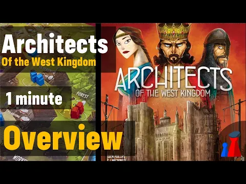 Architects of the West Kingdom -1 minute Overview - Peaky Boardgamer