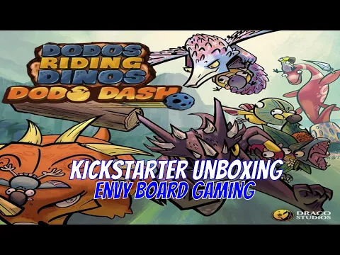 Dodos Riding Dinos: Dodo Dash Kickstarter Unboxing