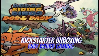 Dodos Riding Dinos: Dodo Dash Kickstarter Unboxing